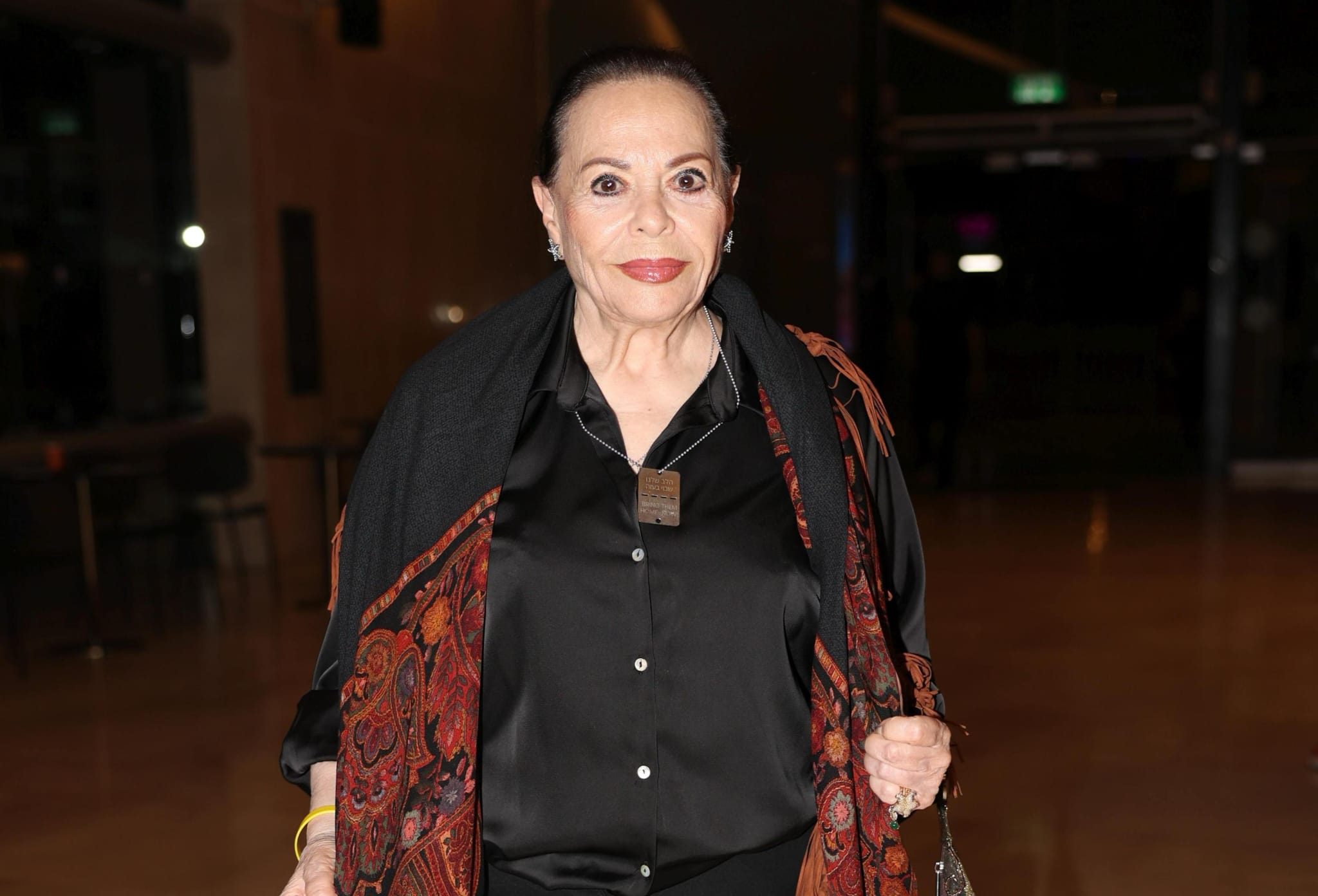 צפתה ונהנתה. השחקנית האגדית והמוערכת, גילה אלמגור. צילום: אור גפן