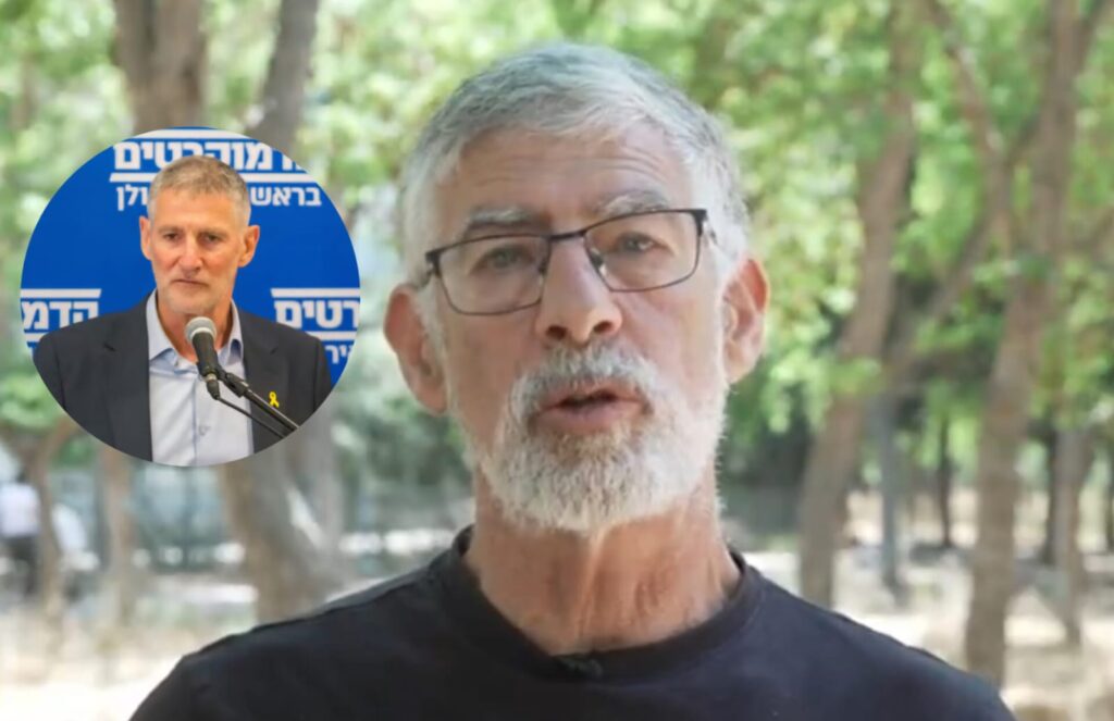 נמרוד שפר תומך ביאיר גולן ומצטרף אל מפלגת "הדמוקרטים". צילום: מסך רשתות חברתיות