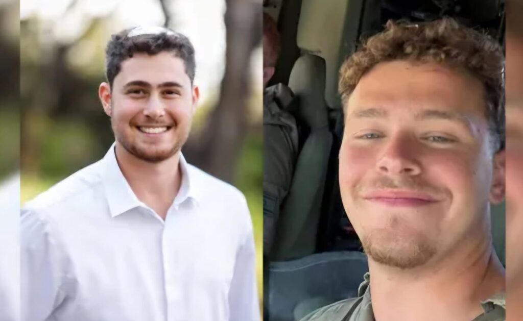 לוחמי צה"ל סמל-ראשון ים פריד ז"ל וסמל ישי אליקים אורבך ז"ל. צילום: דובר צה"ל