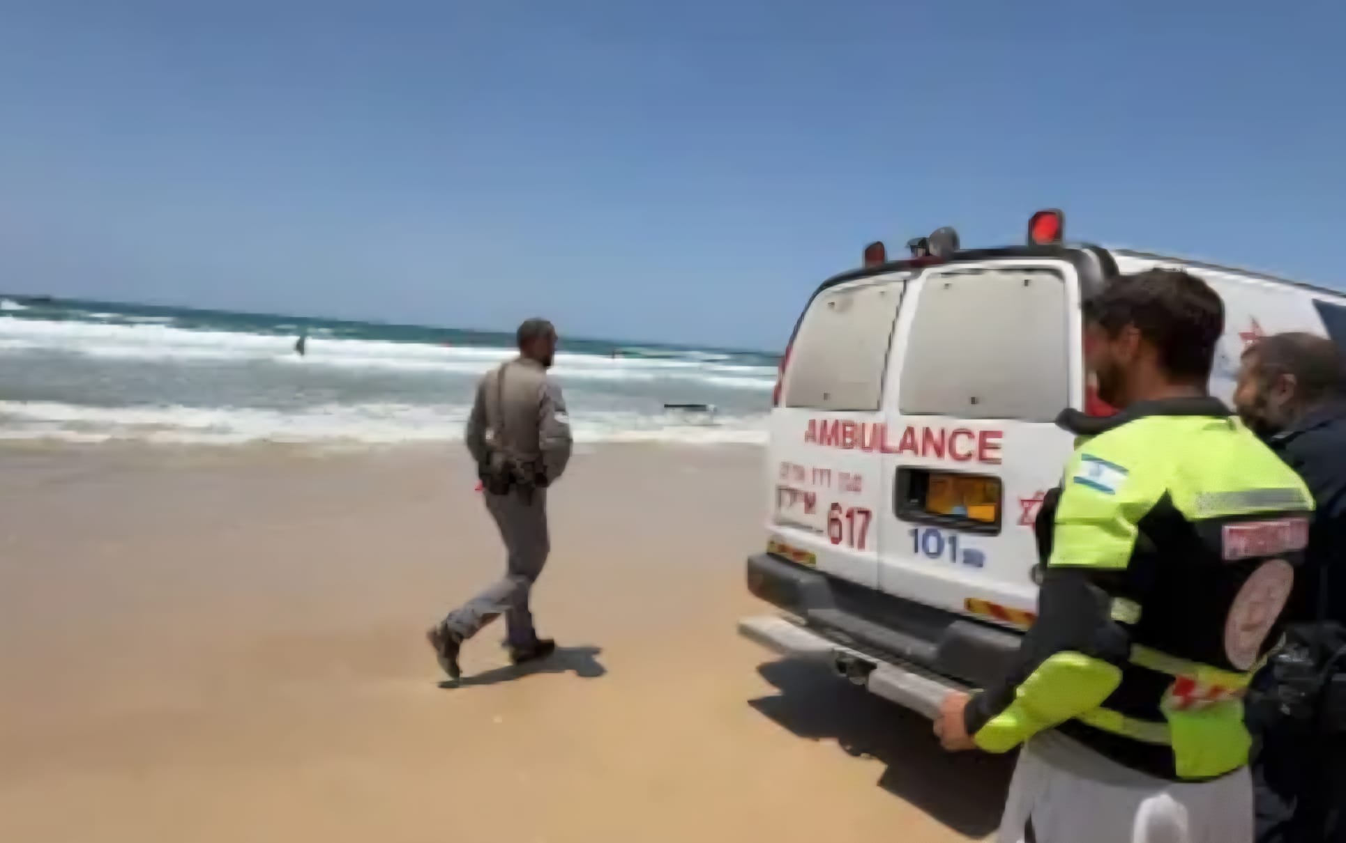 זירת האירוע. צילום: דוברות מד"א