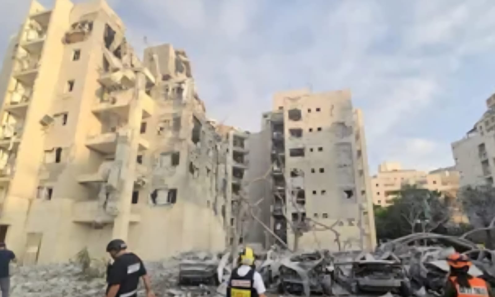 זירת האירוע בבאר שבע. צילום: דוברות מד"א