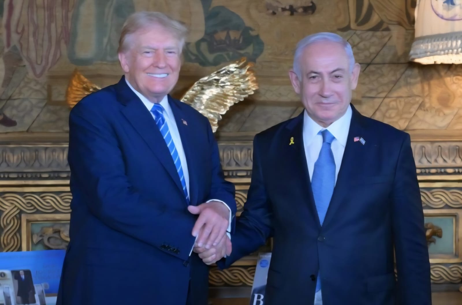 רה"מ בנימין נתניהו ונשיא ארה"ב דונלד טראמפ. צילום: לע"מ