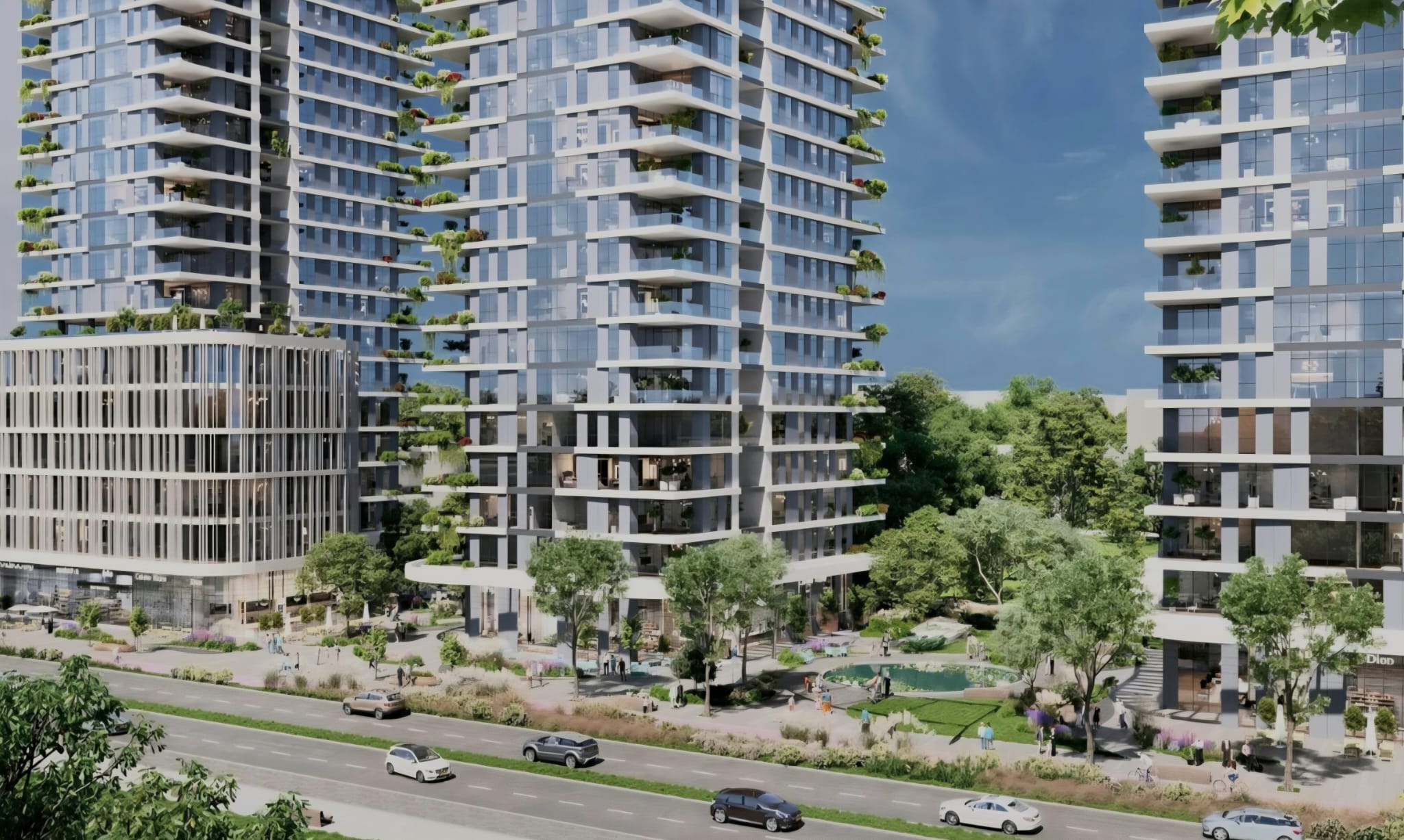 הדמיה של התוכנית בשכונת ג'סי כהן (קסם הדמיות ממוחשבות)