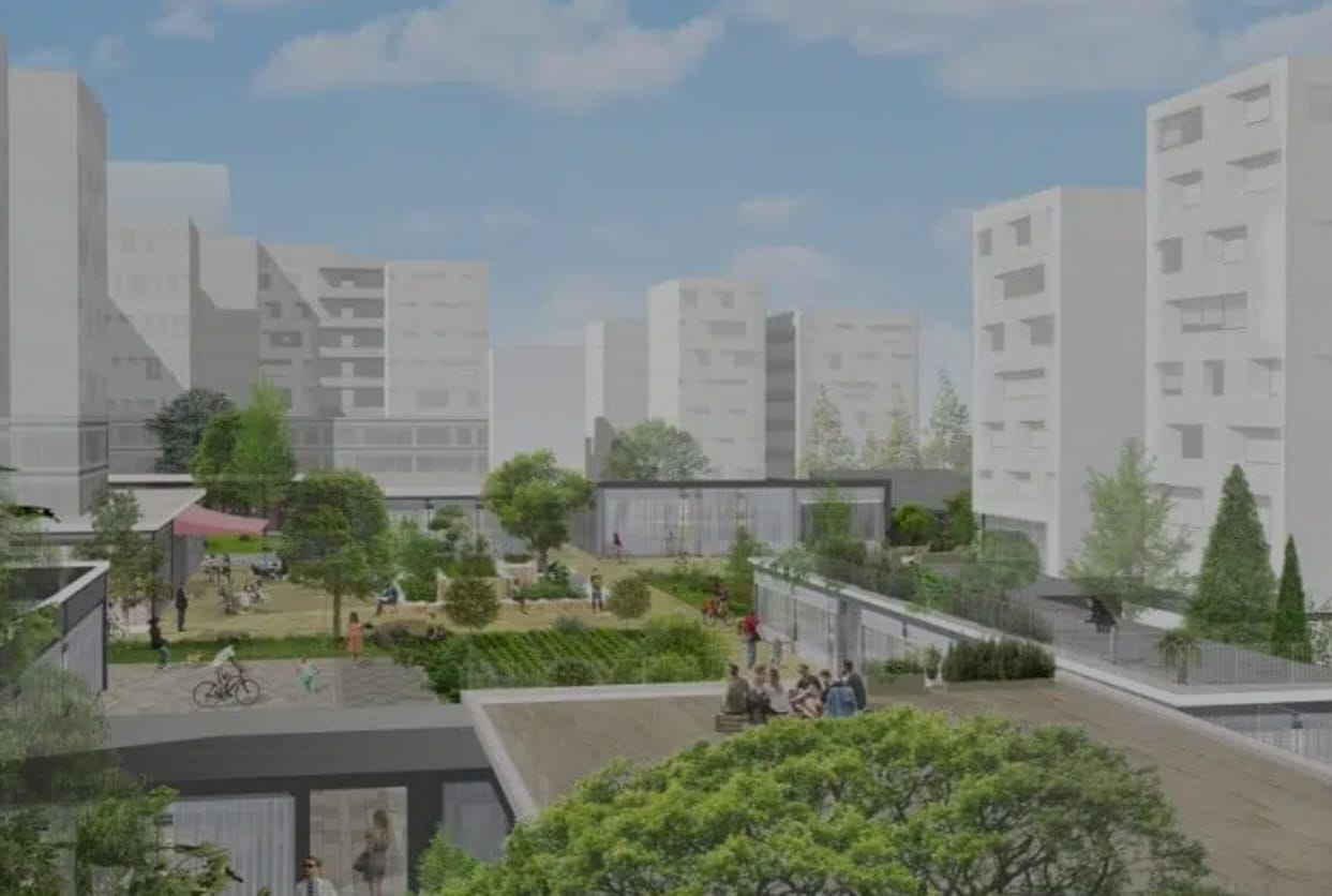 שכונת אתרוג בית דגן/ אדריכלות: משרד קורין אדריכלים/ תכנון נופי: משרד אהרונסון