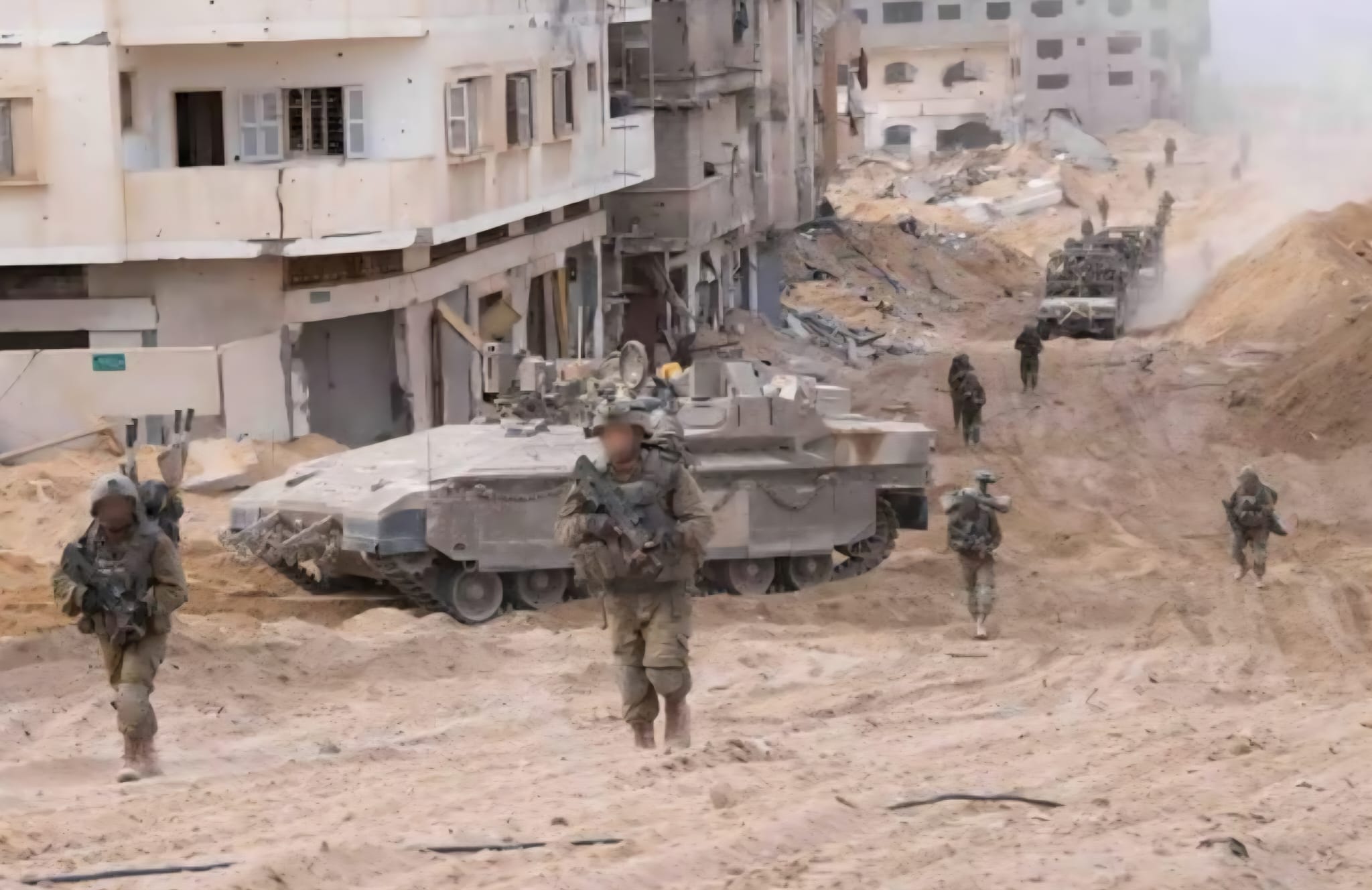 לוחמי צה"ל נלחמים ברצועת עזה. צילום: דובר צה"ל