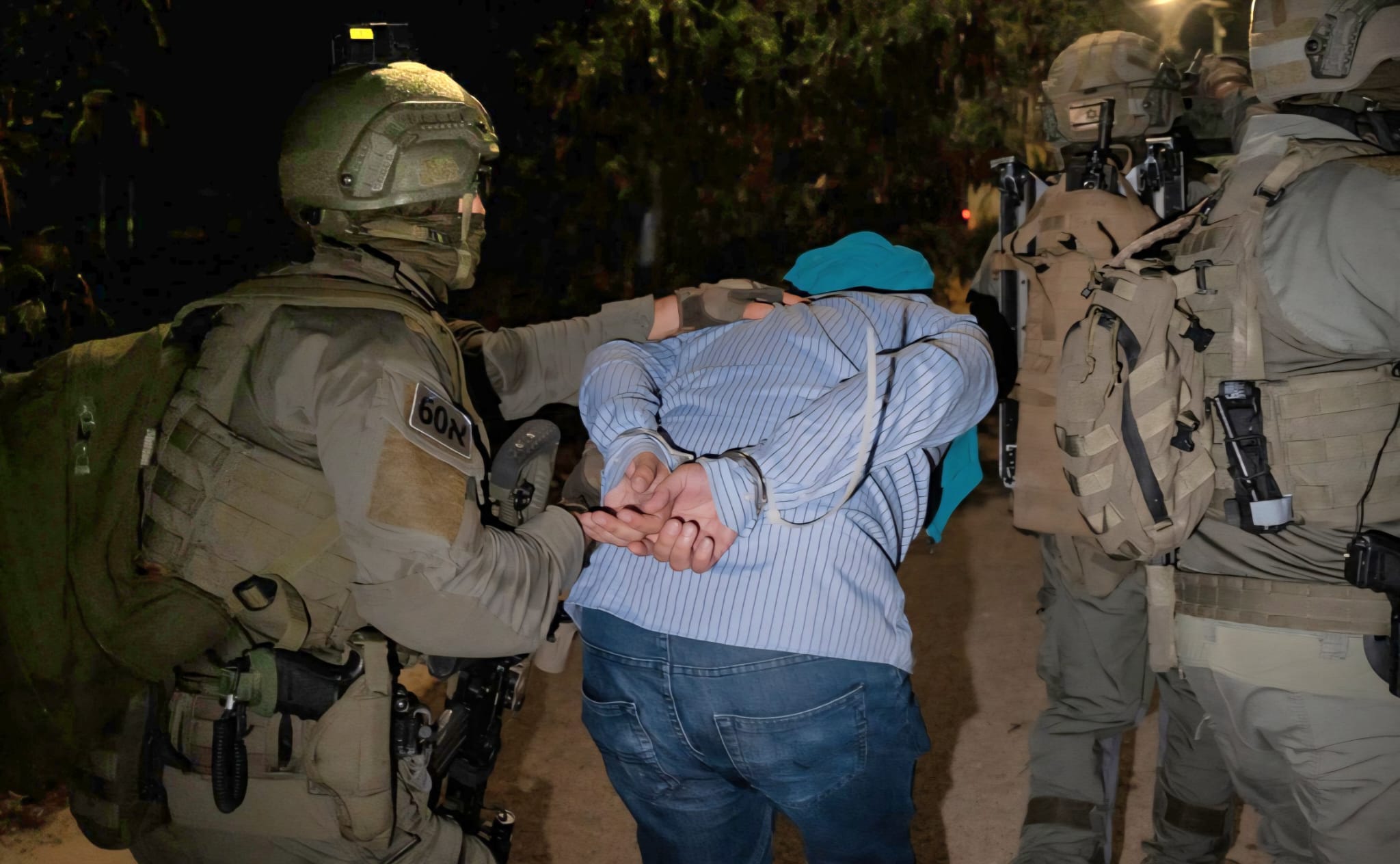 מעצר מחבל. צילום: ארכיון דובר צה"ל