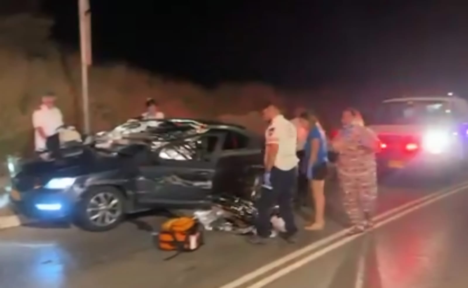 זירת הרצח. צילום: מד"א