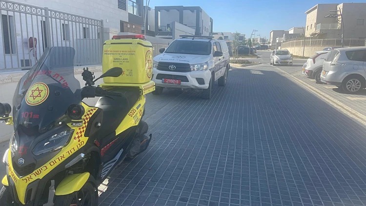 זירת האירוע. צילום: תיעוד מבצעי מד"א