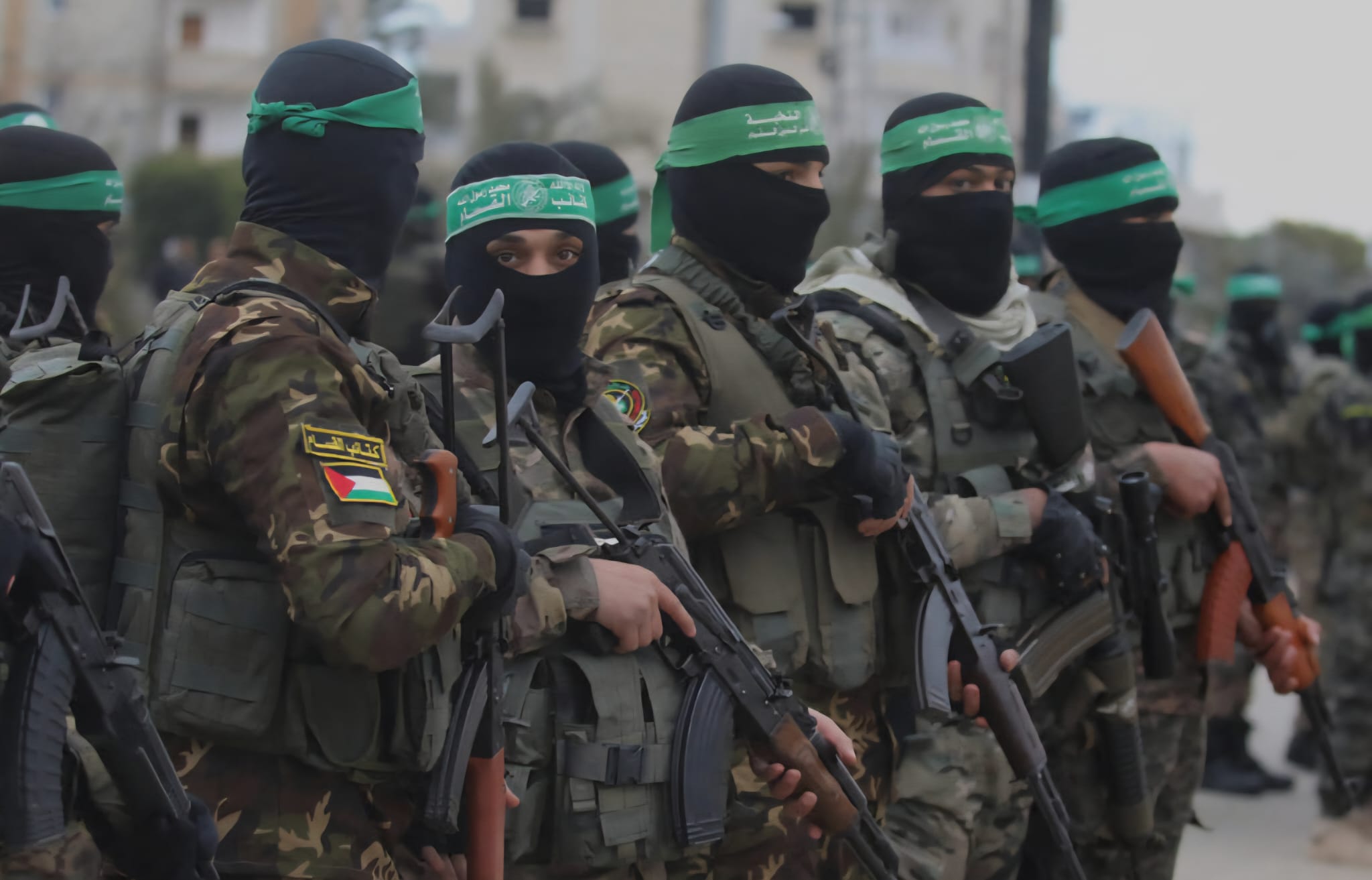 מחבלי חמאס הנתעבים. צילום: מסך רשתות ערביות