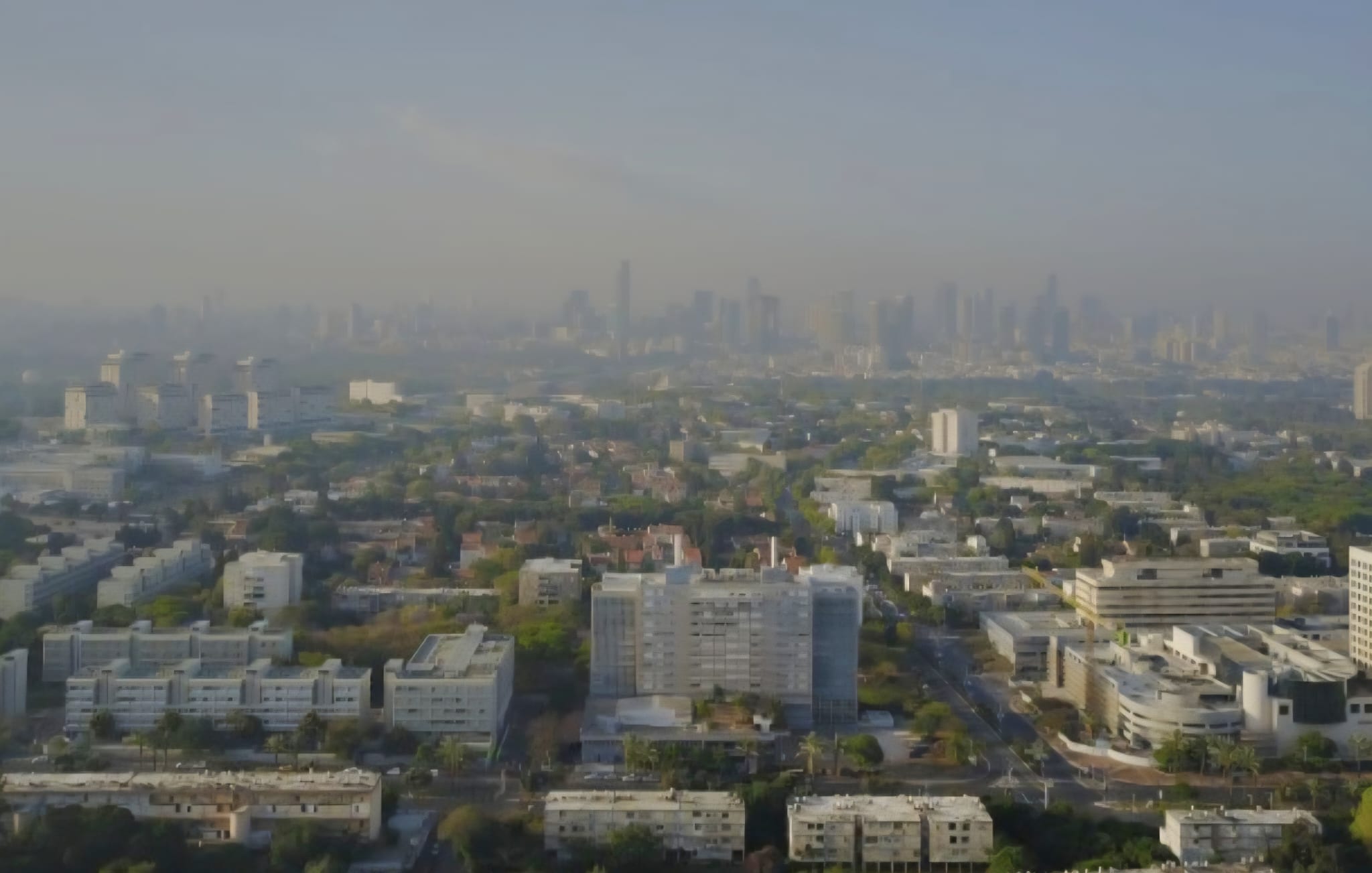 רמת אביב א' מהאוויר. צילום: אור פ', ויקימדיה