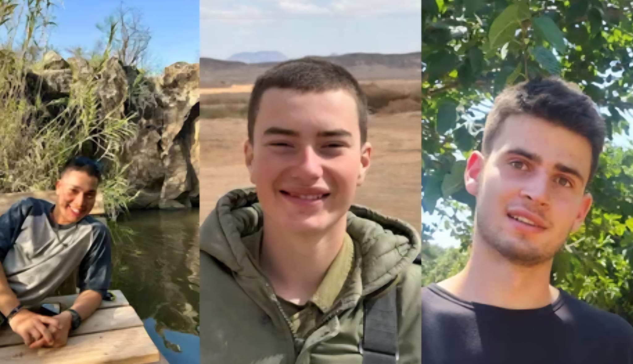 סמ"ר אורי למד, סמל עמית אריה רגב וסמל גדי כוטל. צילום: דובר צה"ל