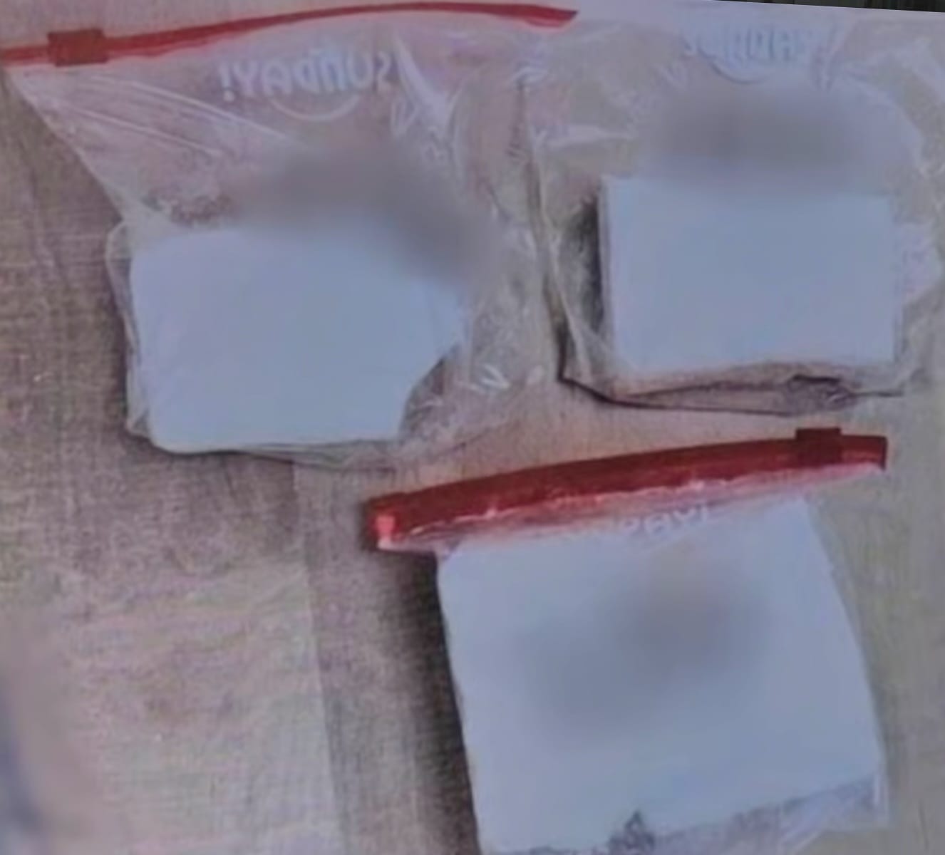 הסמים אשר נתפסו. צילום: דוברות המשטרה