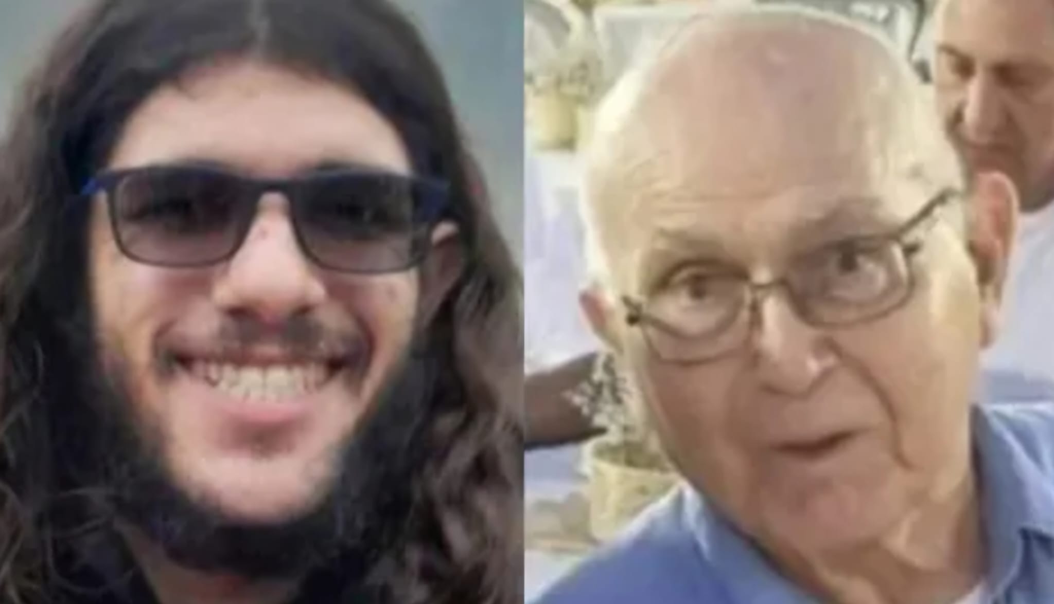 עמירם קופר ז"ל (מימין) וסהר ברוך ז"ל (משמאל). צילום: מטה משפחות החטופים