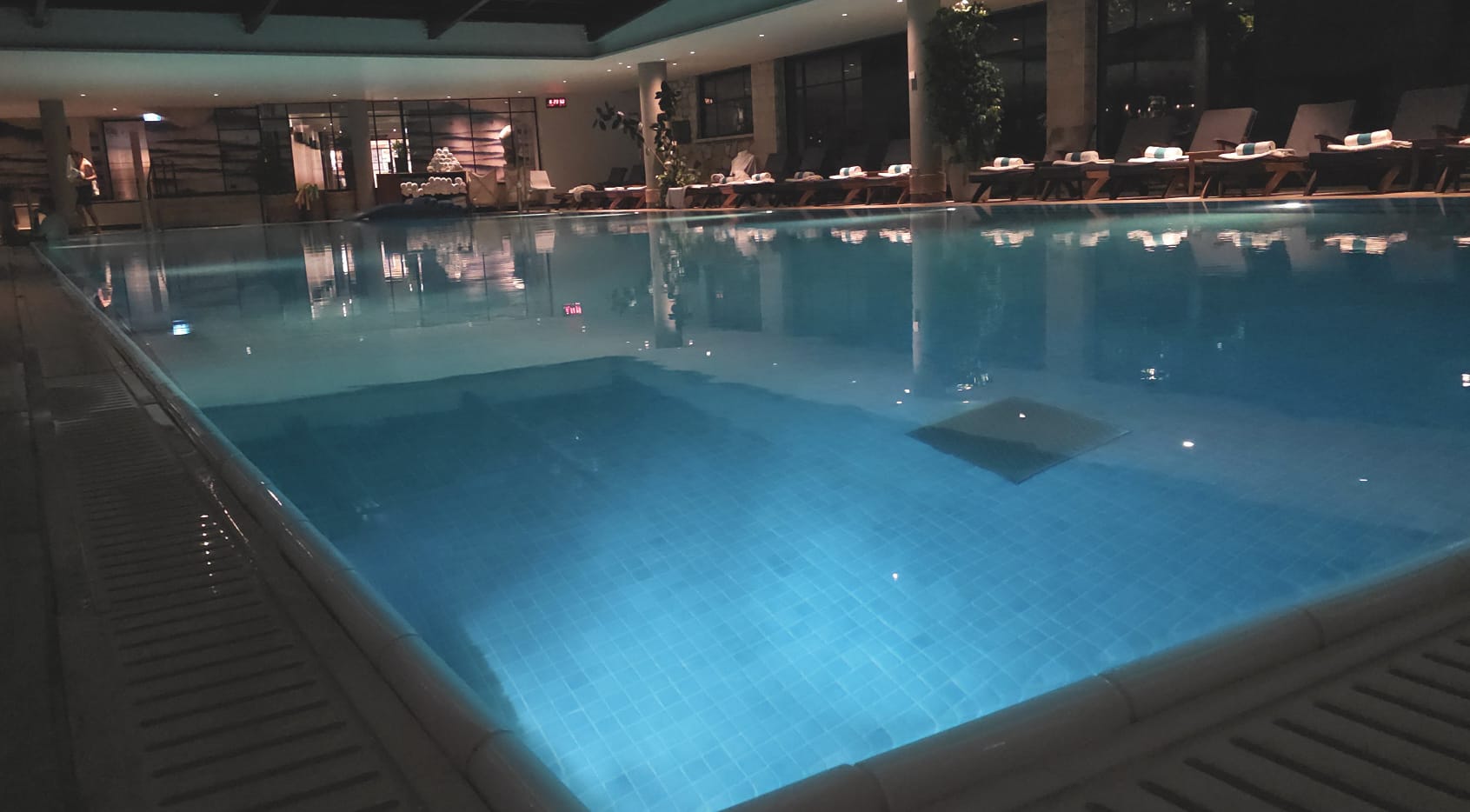 הבריכה במלון במצפה הימים. צילום: מערכת "פוסט ניוז"