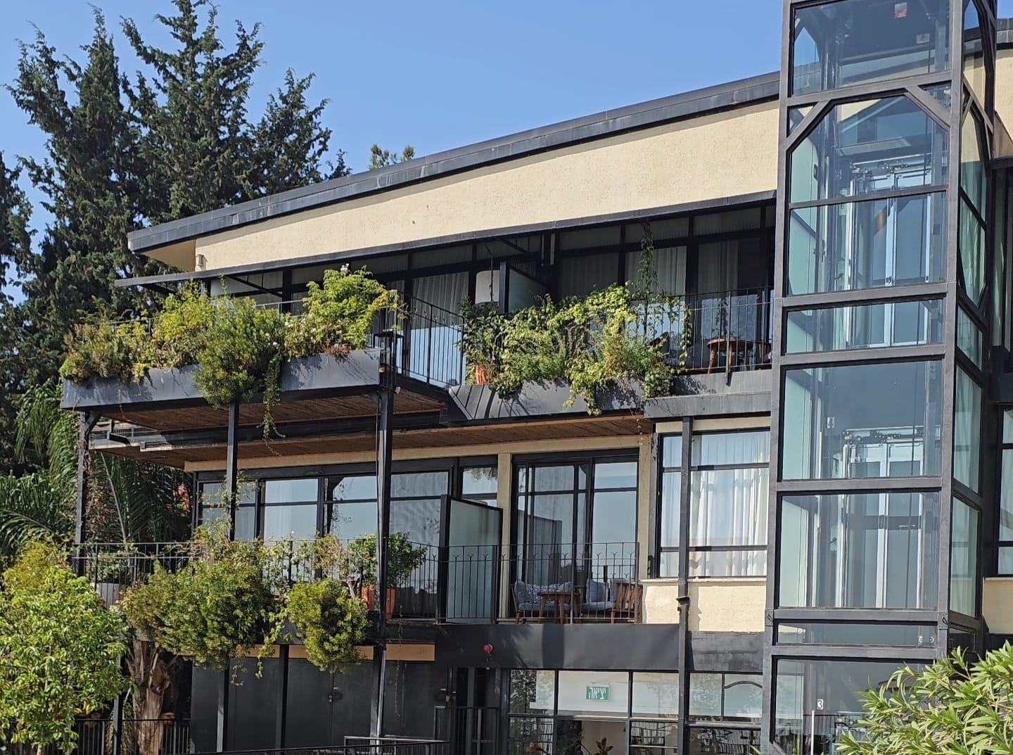 שלווה, רוגע והמון ירוק. מלון מצפה הימים בראש פינה. צילום: מערכת "פוסט ניוז"