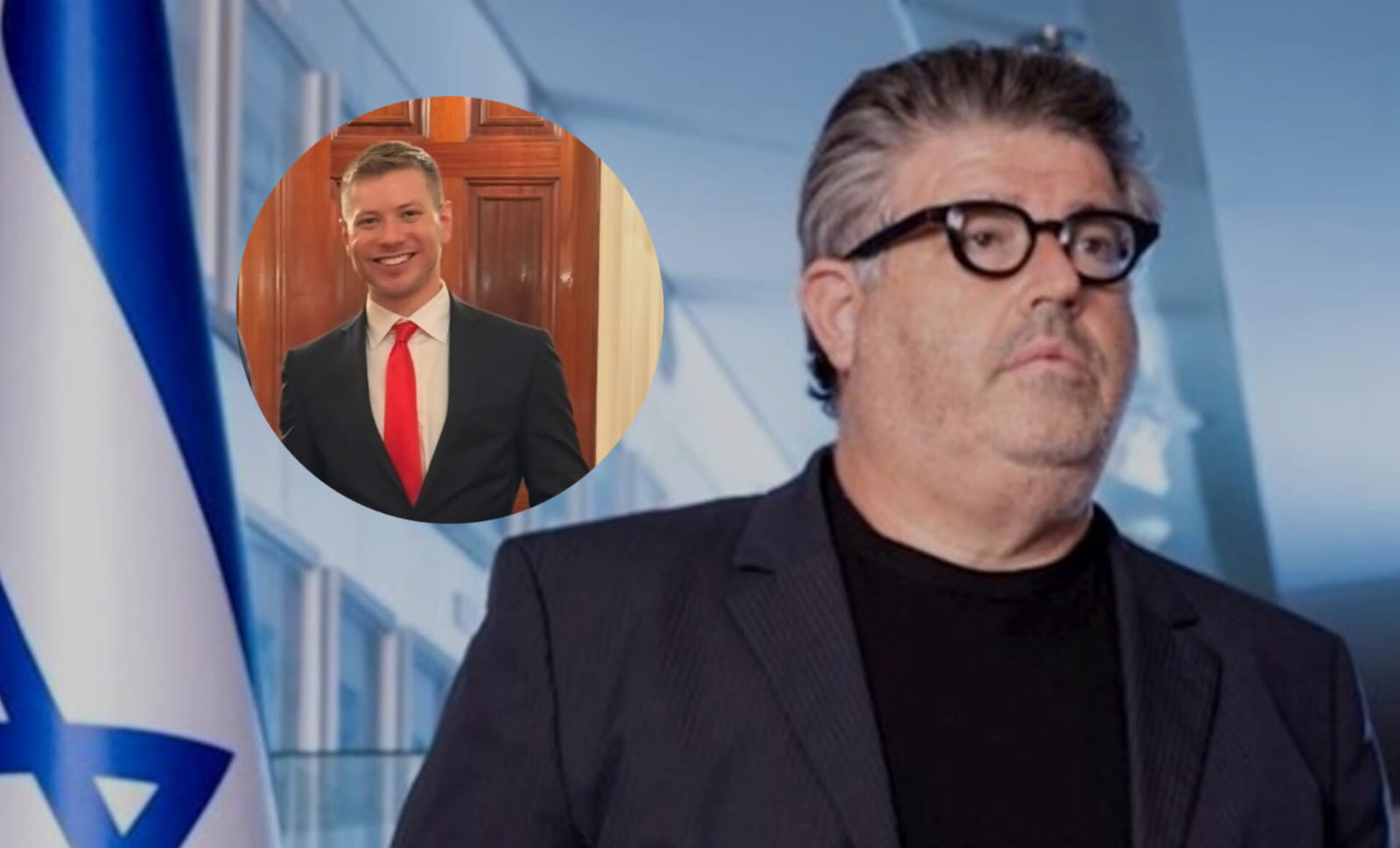 רני רהב נכנס בפרזיט יאיר נתניהו. "מפיץ פייק ניוז". צילום: מסך רשתות חברתיות