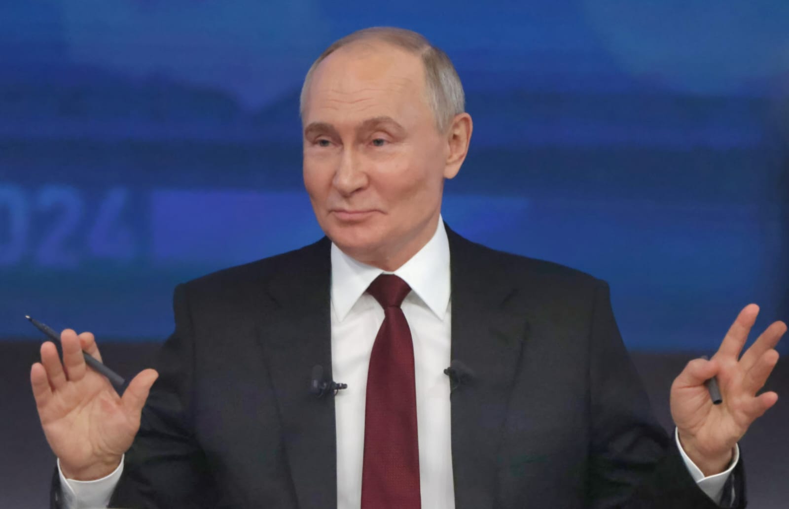 נשיא רוסיה, ולדימיר פויטין. צילום: מסך רשתות חברתיות