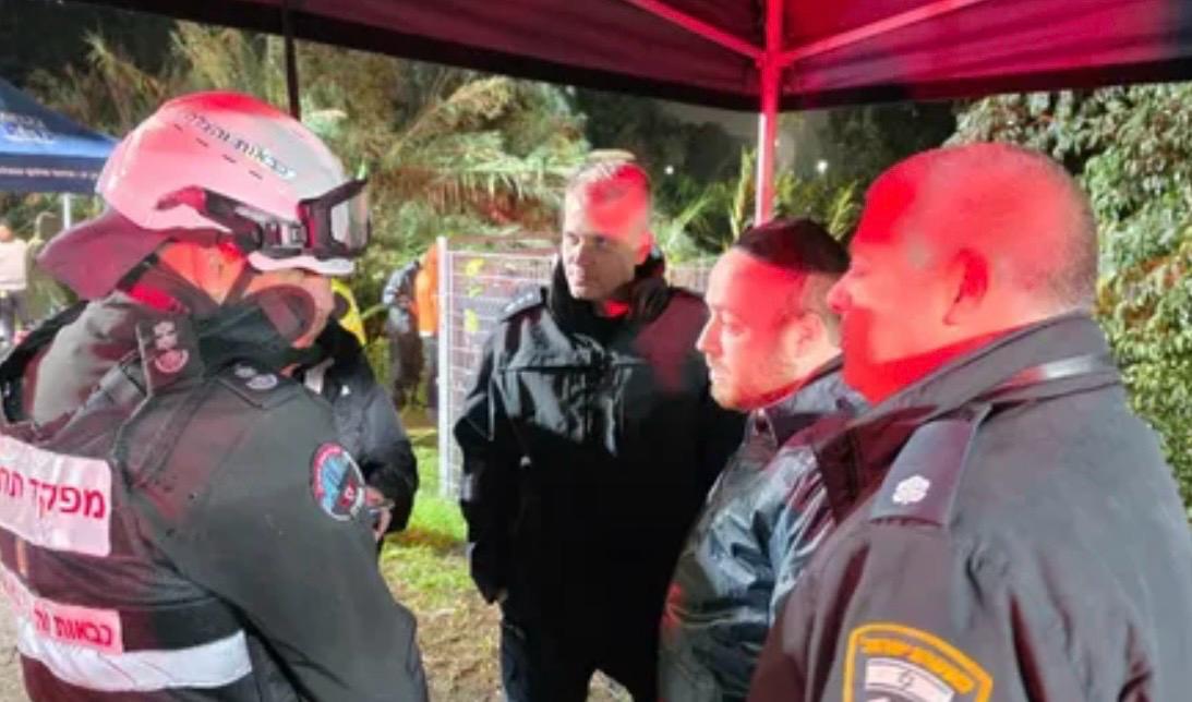 כוחות המשטרה בשטח. צילום: דוברות המשטרה