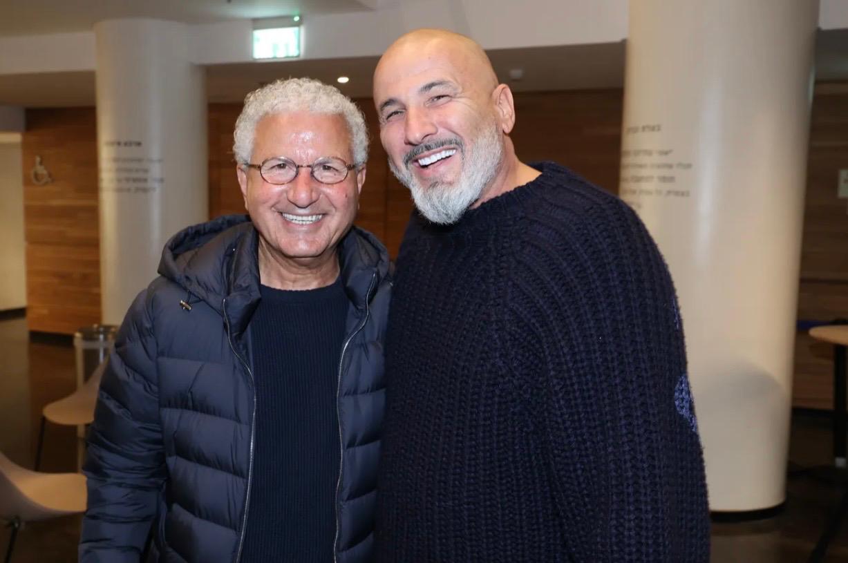 רוברטו בן שושן ומשה אדרי. צילום: רפי דלויה