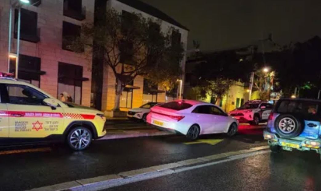 זירת האירוע בחיפה. צילום: מד"א