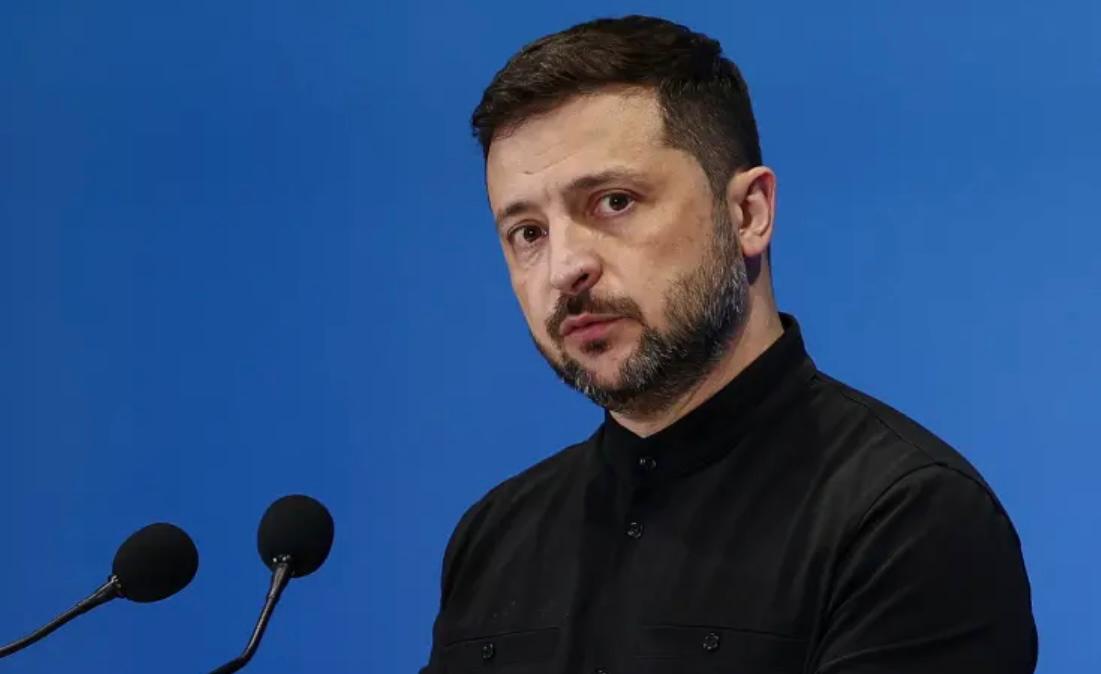 נשיא אוקראינה, ולדימיר זלנסקי. צילום: מסך רשתות חברתיות