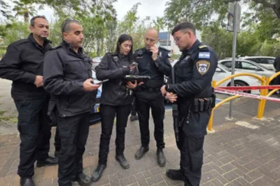 זירת האירוע. צילום: דוברות המשטרה