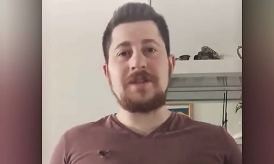 המטרידן גל חזקיהו טננבאום. צילום: מסך רשתות חברתיות