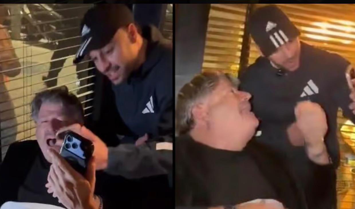 עבריין הימין מרדכי דוד תוקף את רני רהב. צילום: מסך רשתות חברתיות