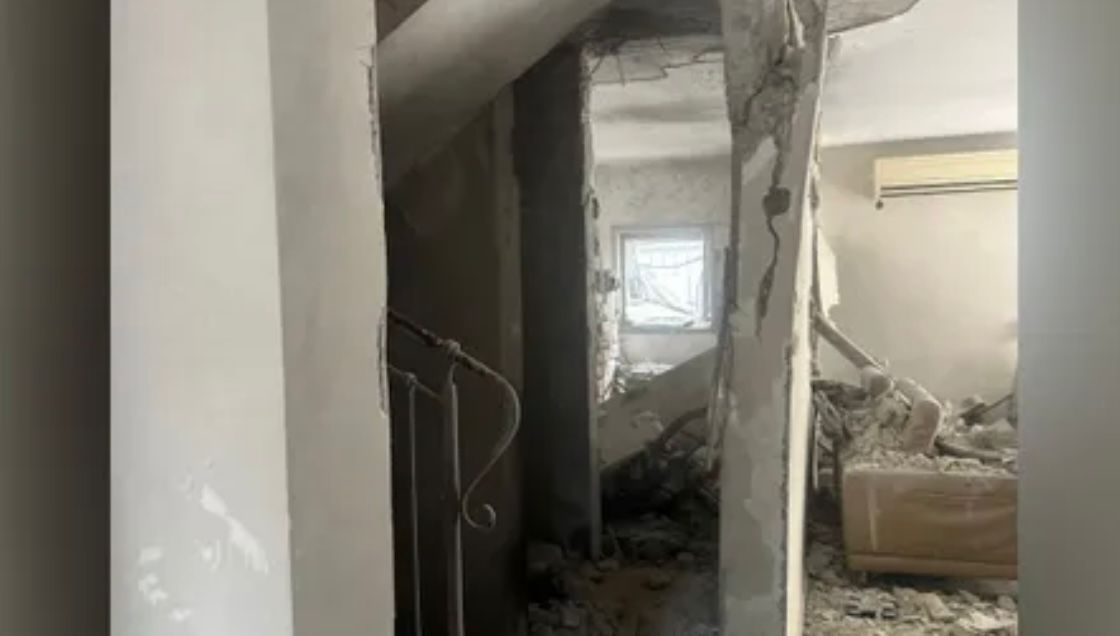 זירת הנפילה. צילום: דוברות כבאות והצלה