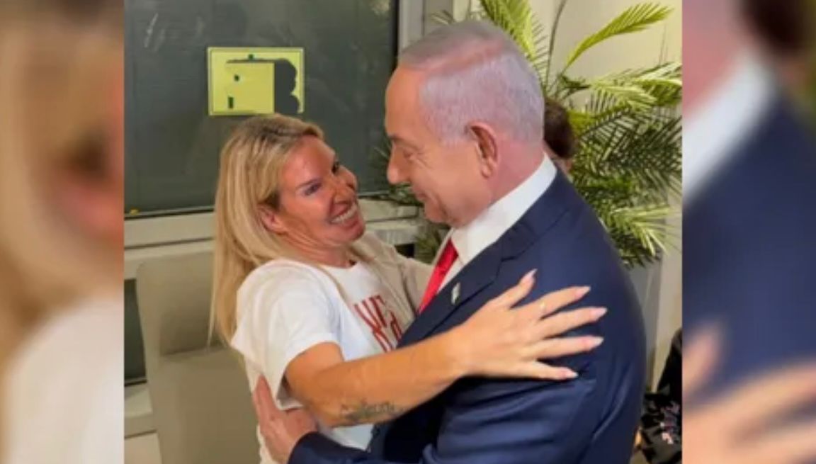 טל גלבוע ובנימין נתניהו. צילום: מסך רשתות חברתיות