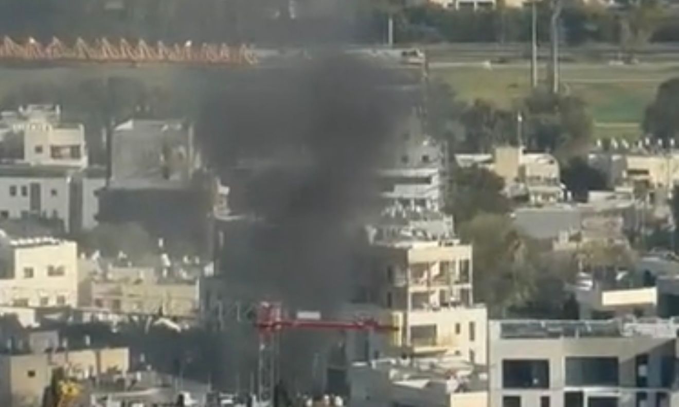 אחת מזירות הפגיעה. צילום: לפי סעיף 27 א'