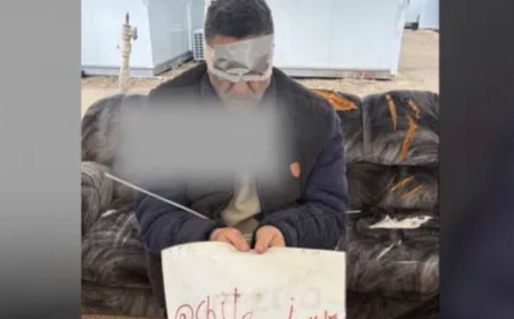 העצור הפלסטיני. צילום: מסך רשתות חברתיות