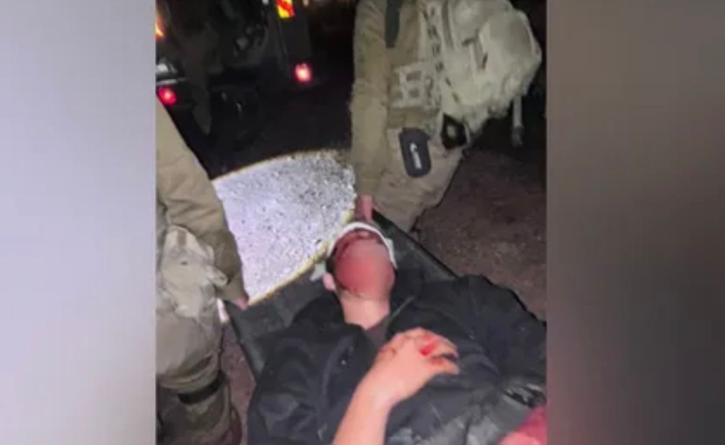 הישראלי שנפצע. צילום: לפי סעיף 27 א'