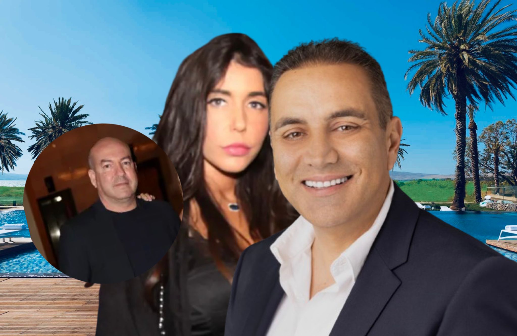 שני פיסו האקסית של אייל ברקוביץ' בזוגיות עם בעל ההון המפורסם אבי חורמרו. צילום: אור גפן\מסך רשתות חברתיות