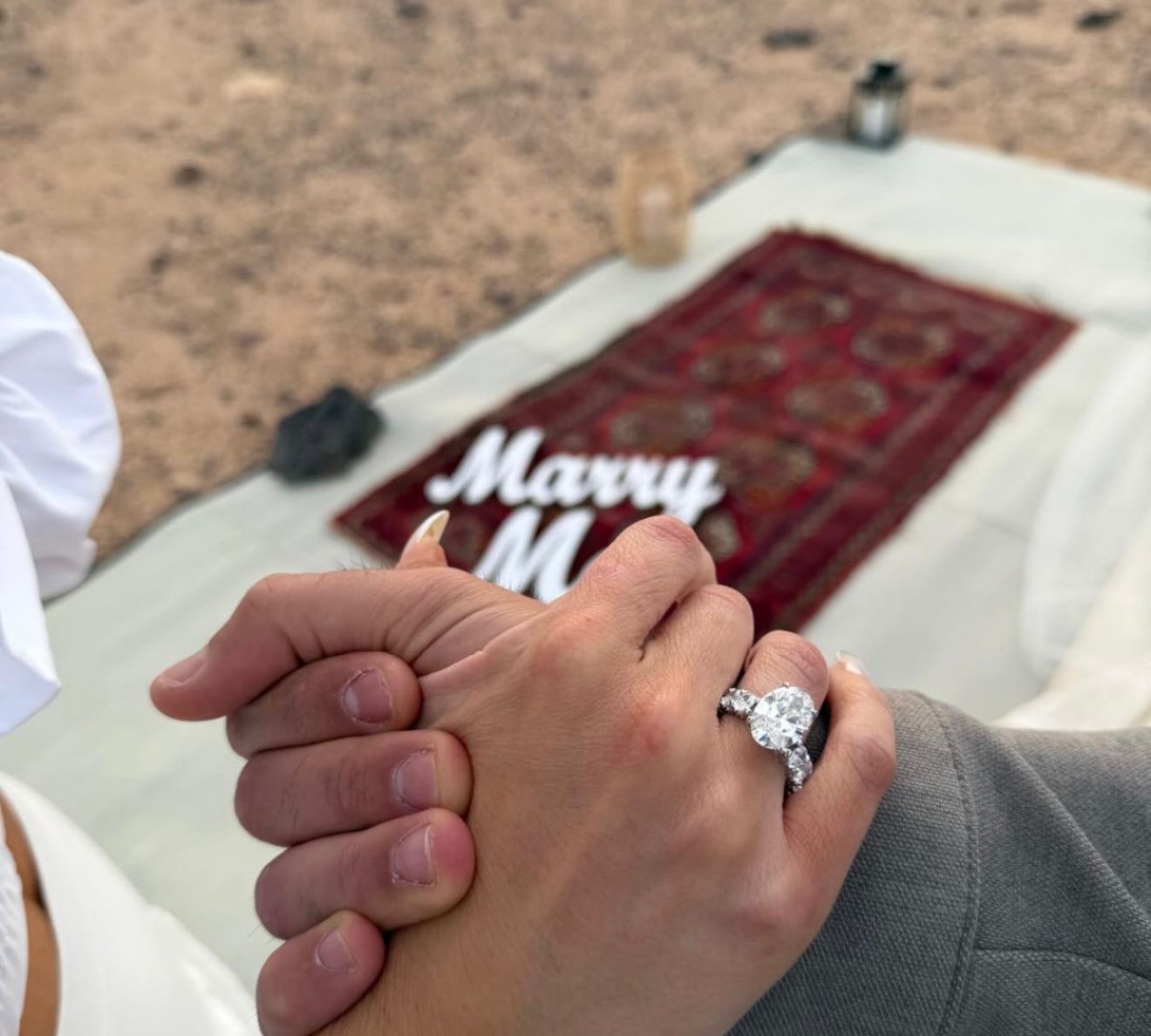 טבעת האירוסין. צילום: מסך רשתות חברתיות