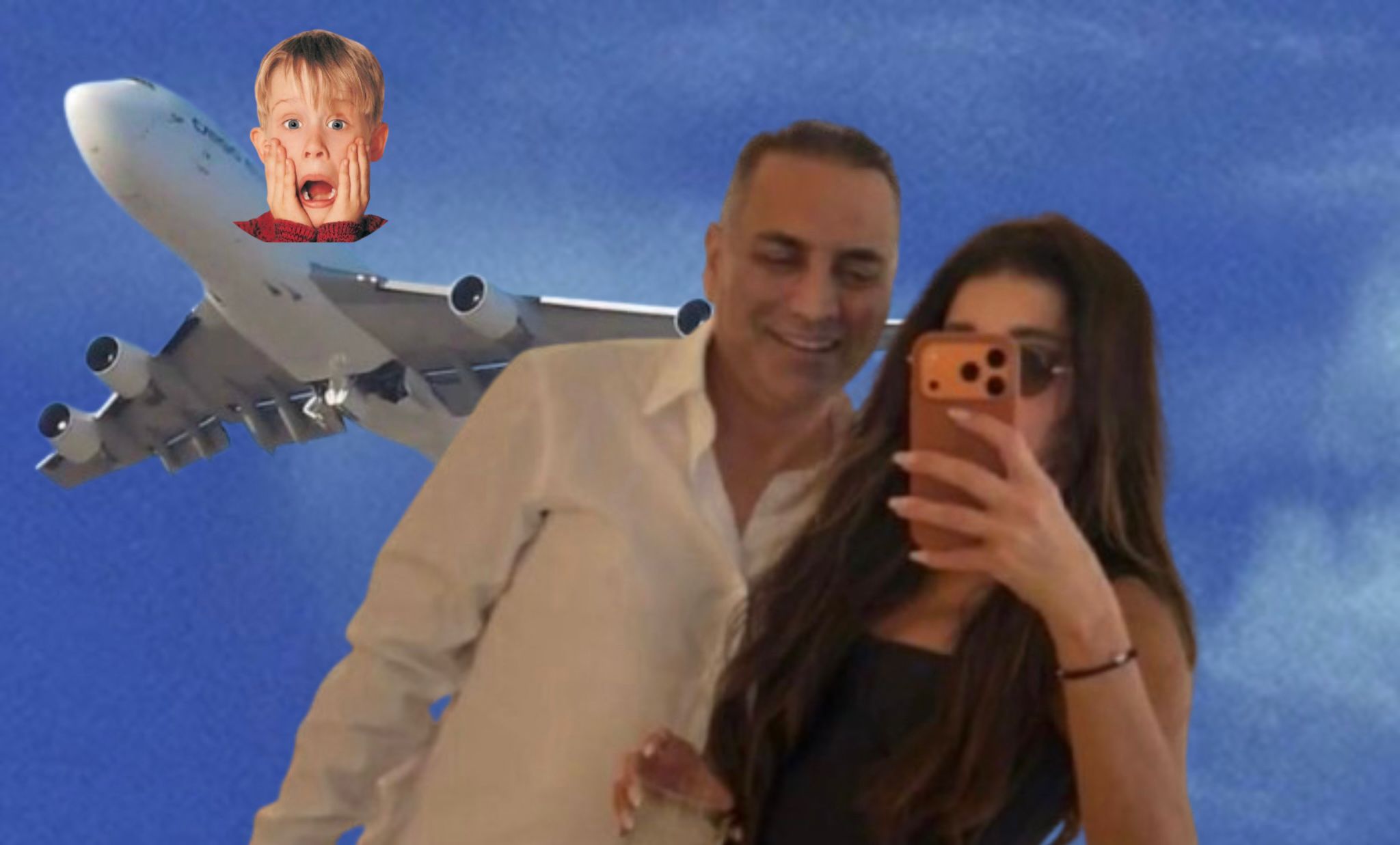 אבי חורמרו ושני פיסו גרסת "שכחו אותי בבית". צילום: מסך רשתות חברתיות