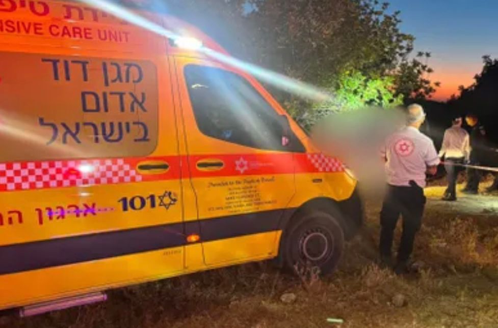 זירת האירוע. צילום: תיעוד מבצעי מד"א