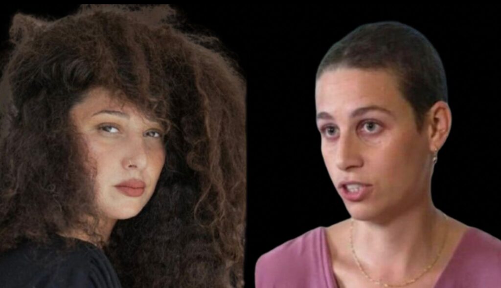 נעמה שחר (מימין) ושי לי עטרי (משמאל). צילום: מסך רשתות חברתיות\לפי סעיף 27 א'