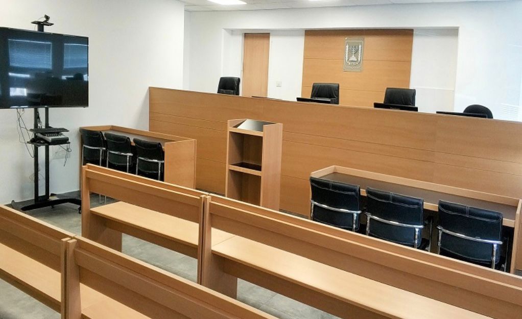 אולם בית המשפט המחוזי בירושלים. צילום: דוברות הרשתות השופטת