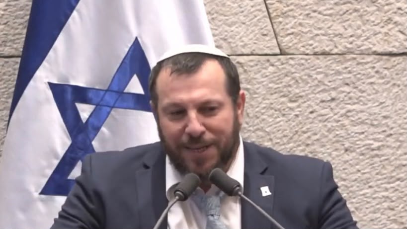 השר עמיחי אליהו. צילום: מסך ערוץ הכנסת