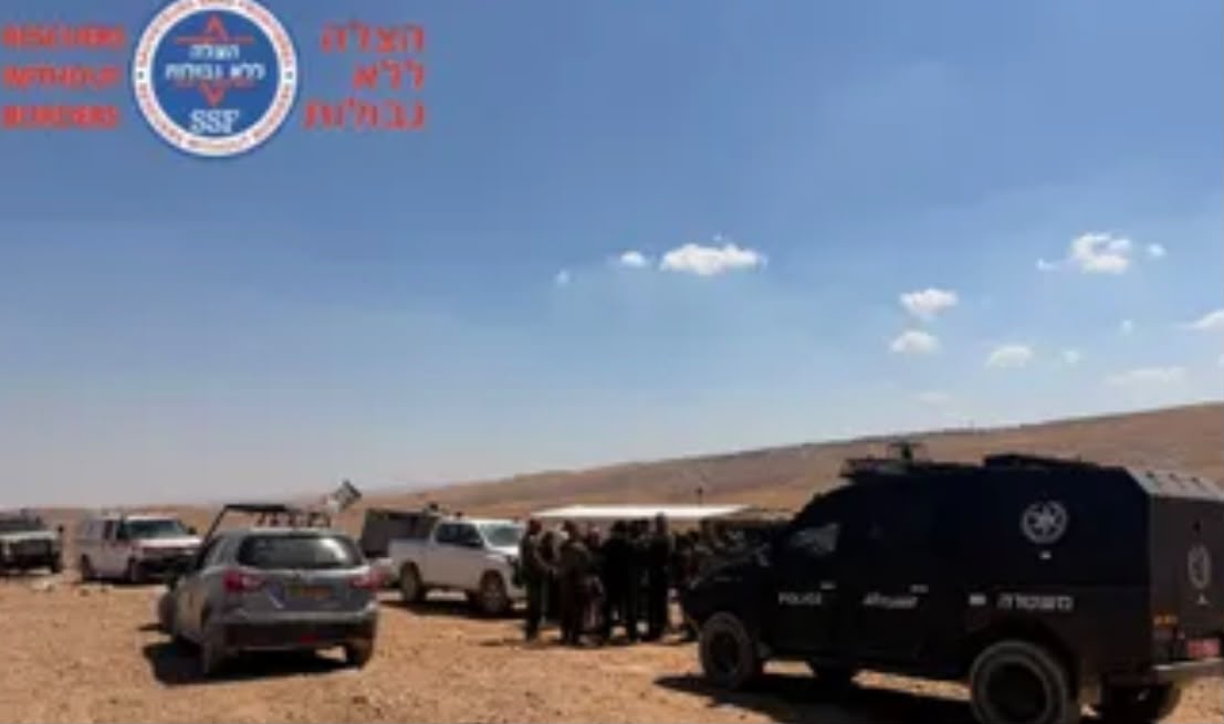 זירת האירוע. צילום: הצלה ללא גבולות