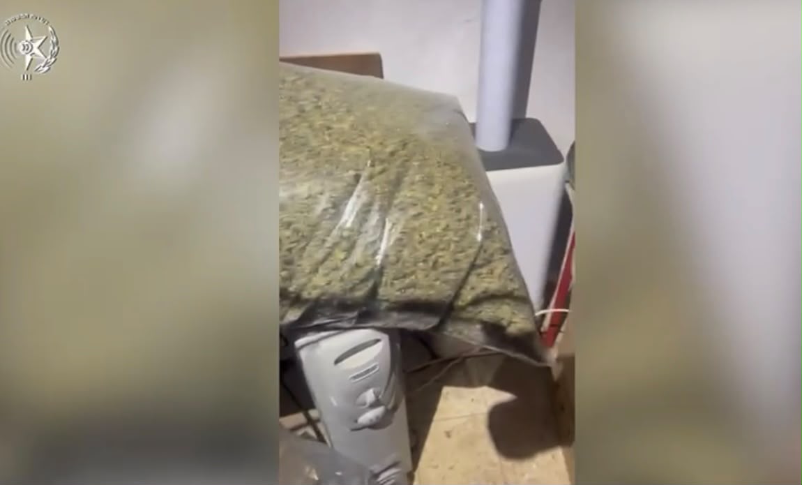 הסמים שנתפסו ע"י משטרת ישראל. צילום: דוברות המשטרה