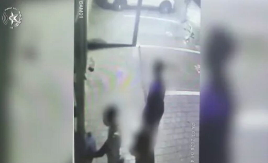 הקטינים החשודים בשוד. צילום: דוברות המשטרה