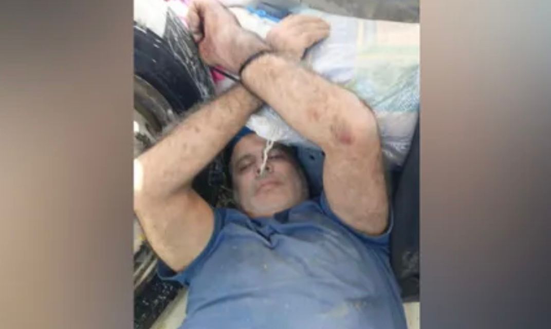 מועין עראביד, ראש הביטחון הכללי של חמאס ברצועת עזה, נעצר בפשיטת הכוחות המיוחדים. צילום: מסך רשתות ערביות