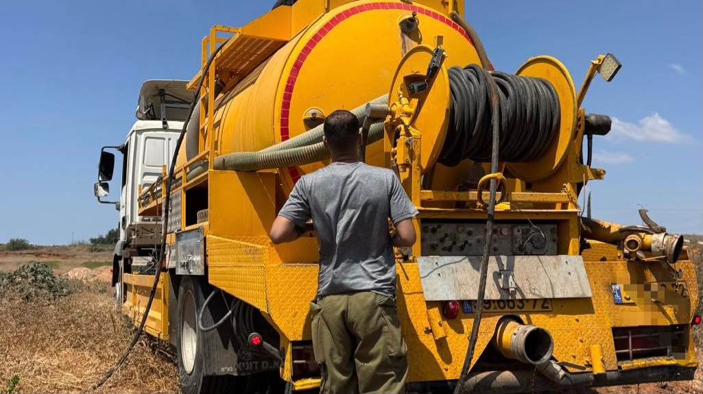 זירת האירוע. צילום: דוברות המשטרה\יח"צ עיריית רחובות\לפי סעיף 27 א'
