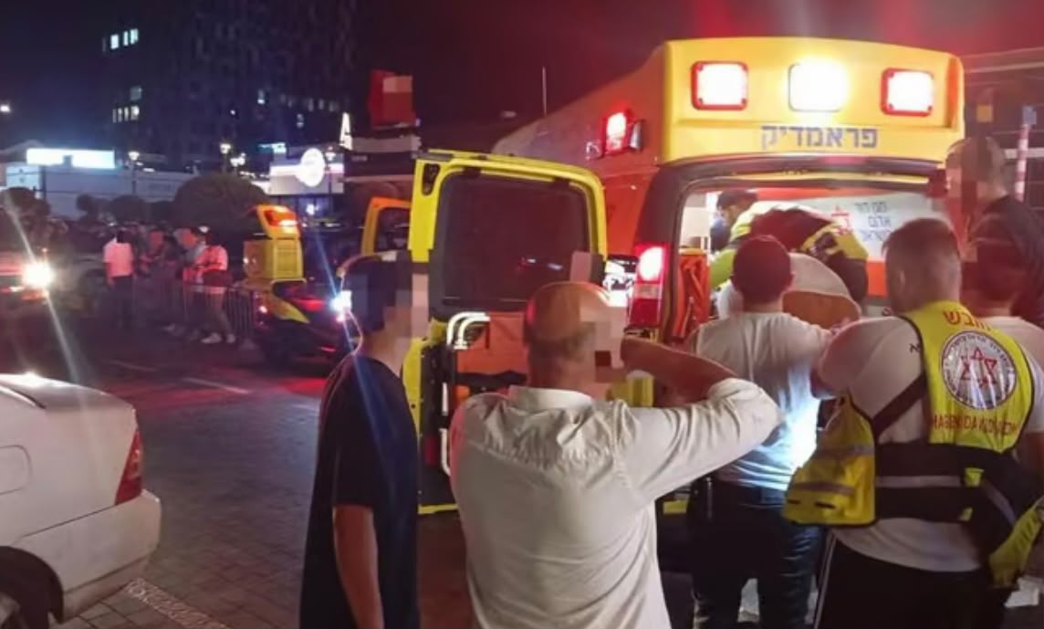 זירת האירוע. צילום: דוברות מד"א