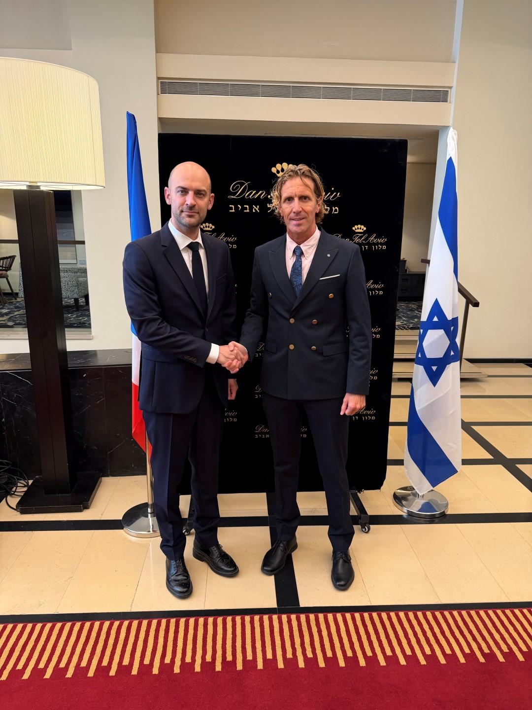בן ינובר וז’אן־נואל בארו. צילום: באדיבות דן תל אביב