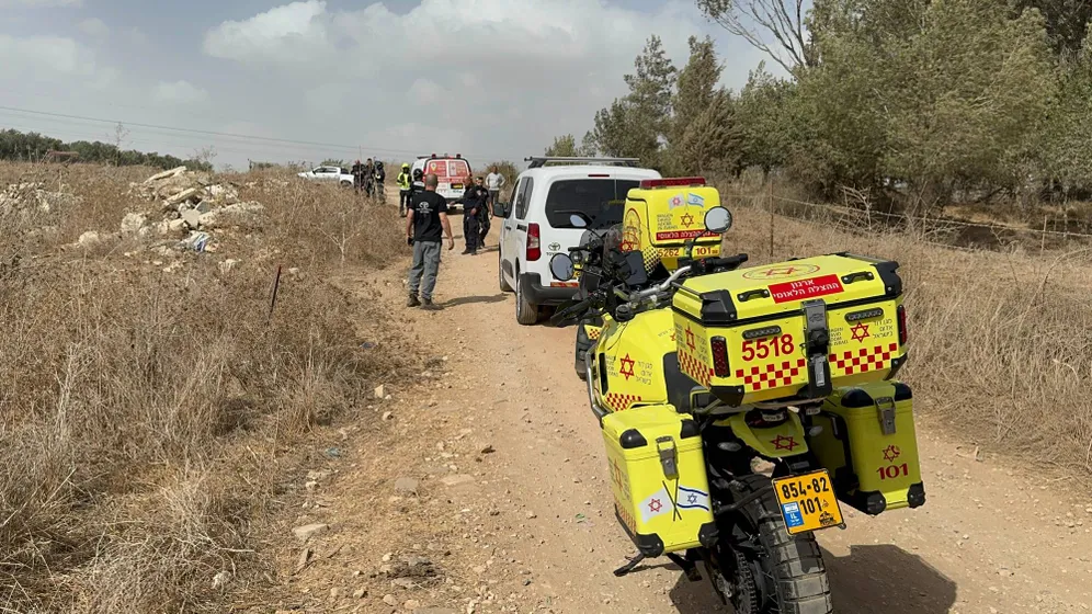 זירת האירוע. צילום: דוברות מד"א