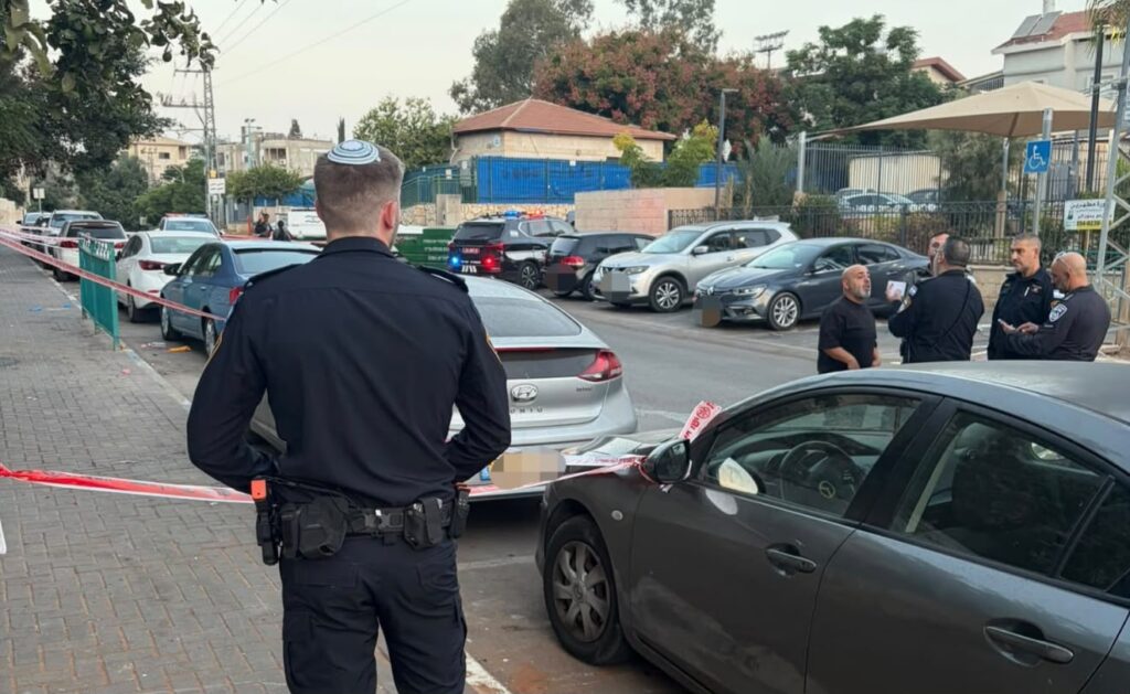 זירת האירוע. צילום: דוברות המשטרה